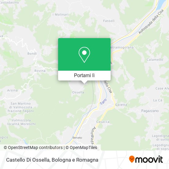 Mappa Castello Di Ossella