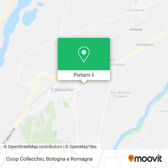 Mappa Coop Collecchio