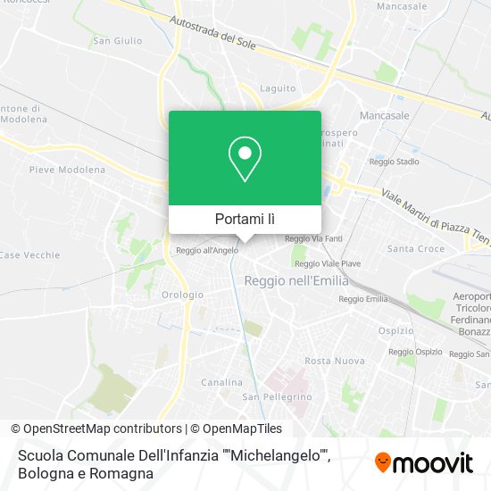 Mappa Scuola Comunale Dell'Infanzia ""Michelangelo""