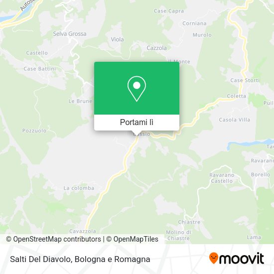 Mappa Salti Del Diavolo