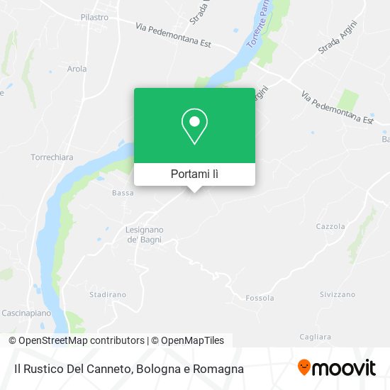 Mappa Il Rustico Del Canneto