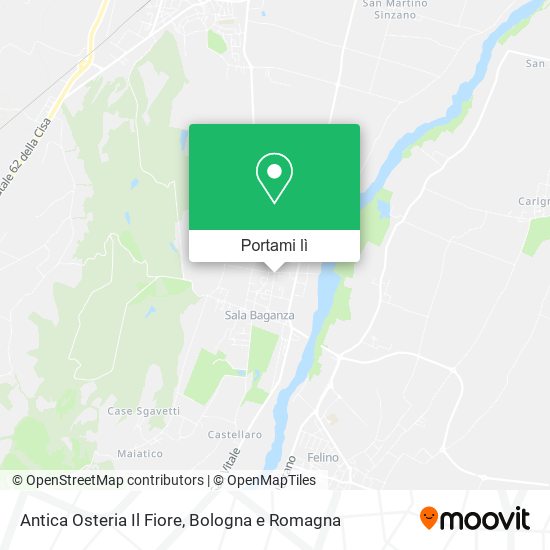 Mappa Antica Osteria Il Fiore