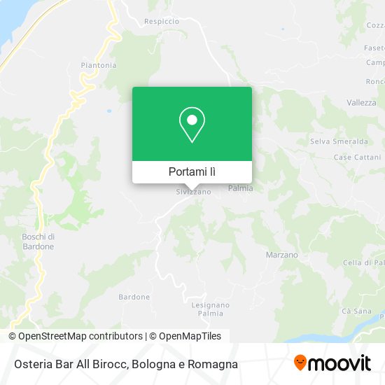 Mappa Osteria Bar All Birocc