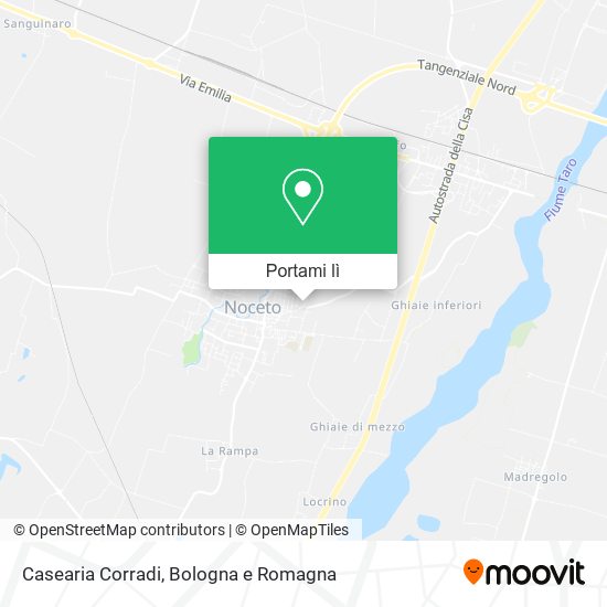 Mappa Casearia Corradi
