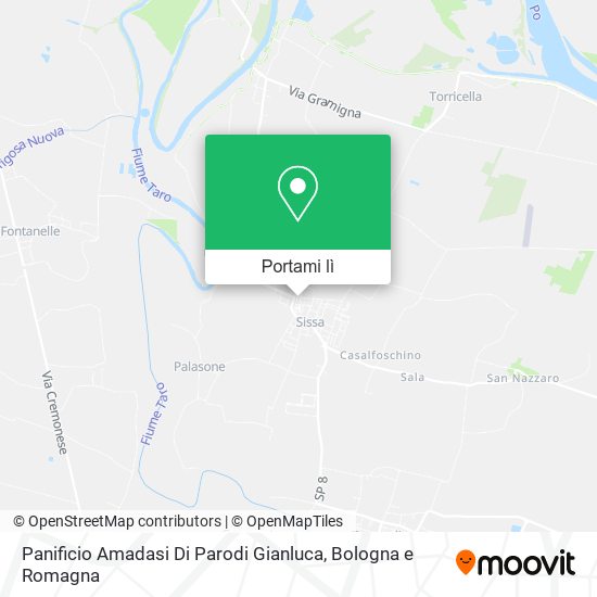 Mappa Panificio Amadasi Di Parodi Gianluca