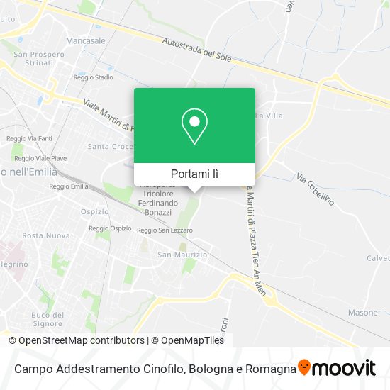 Mappa Campo Addestramento Cinofilo