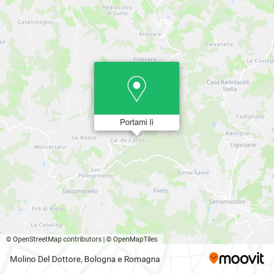 Mappa Molino Del Dottore