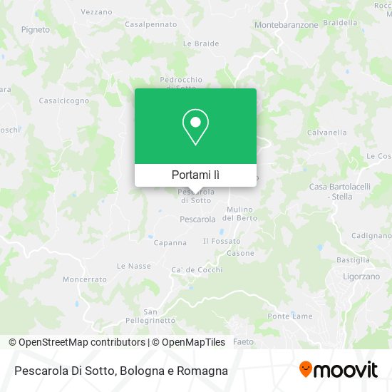 Mappa Pescarola Di Sotto