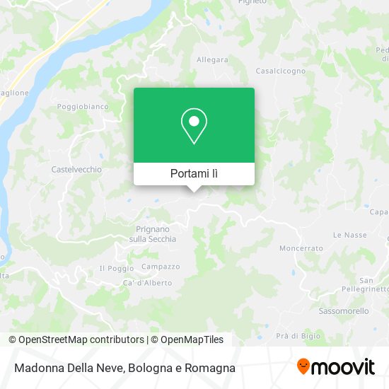 Mappa Madonna Della Neve