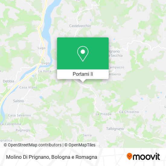 Mappa Molino Di Prignano