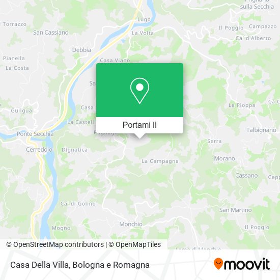 Mappa Casa Della Villa