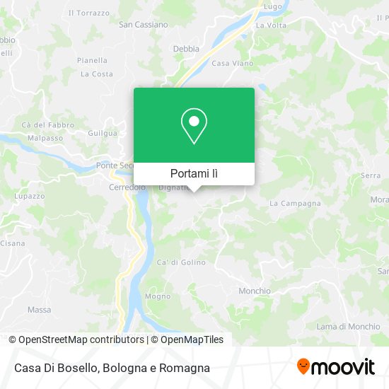 Mappa Casa Di Bosello