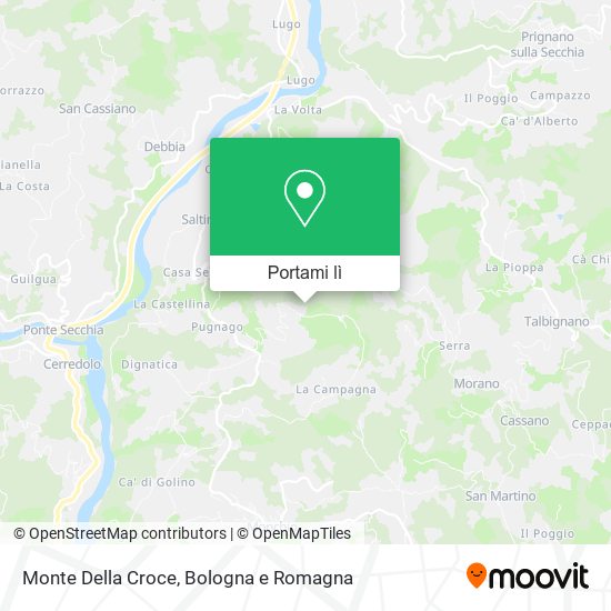 Mappa Monte Della Croce