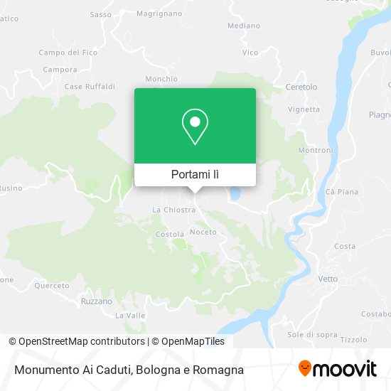 Mappa Monumento Ai Caduti