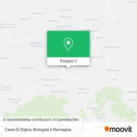 Mappa Case Di Sopra