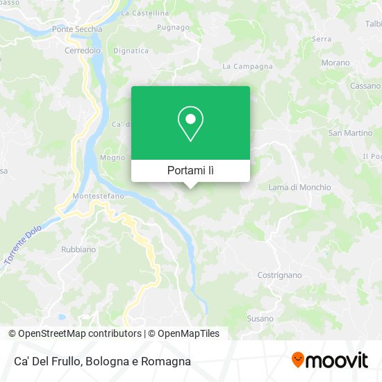 Mappa Ca' Del Frullo
