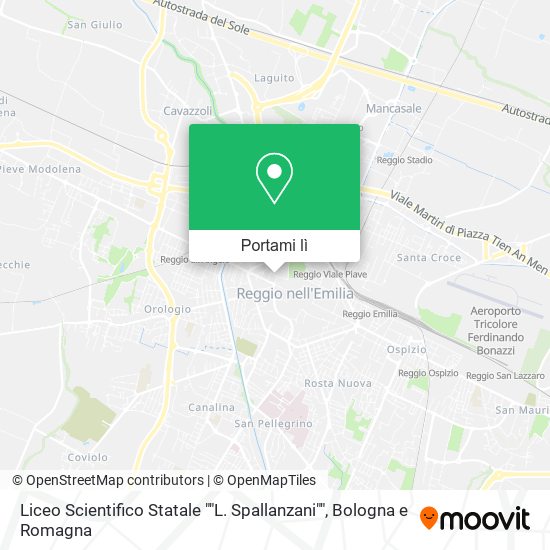 Mappa Liceo Scientifico Statale ""L. Spallanzani""