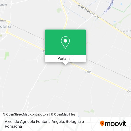 Mappa Azienda Agricola Fontana Angelo
