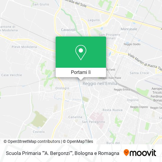 Mappa Scuola Primaria ""A. Bergonzi""