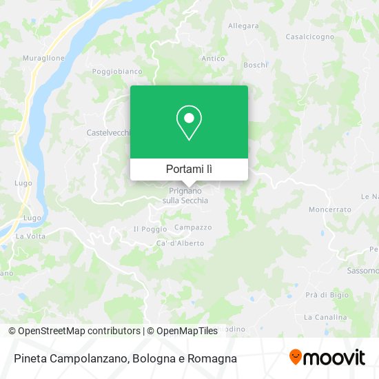 Mappa Pineta Campolanzano