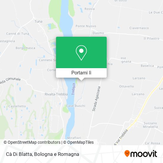 Mappa Cà Di Blatta