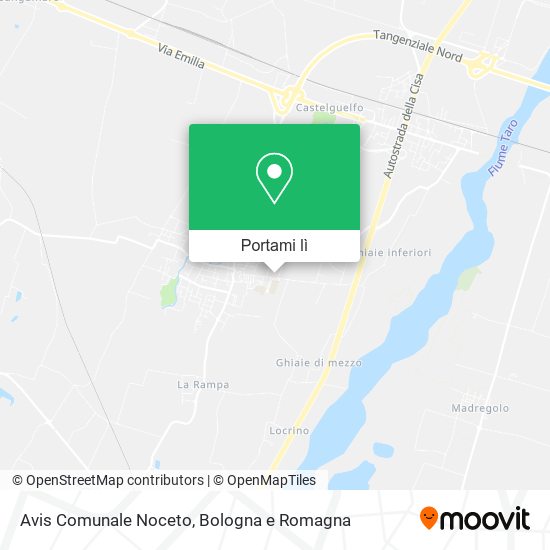 Mappa Avis Comunale Noceto