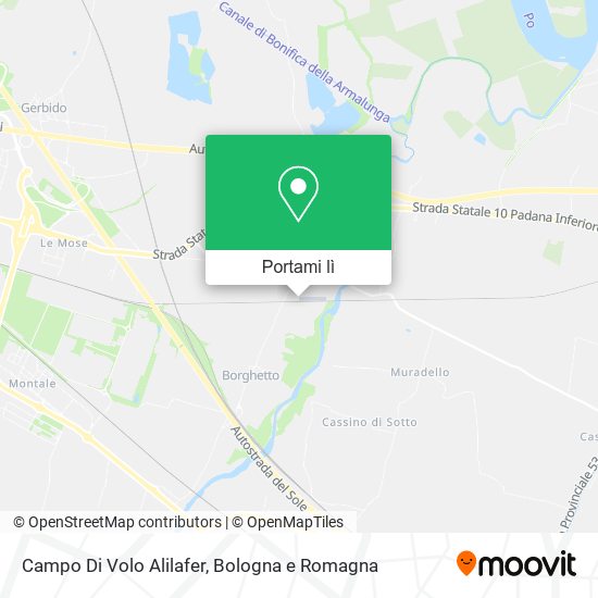Mappa Campo Di Volo Alilafer