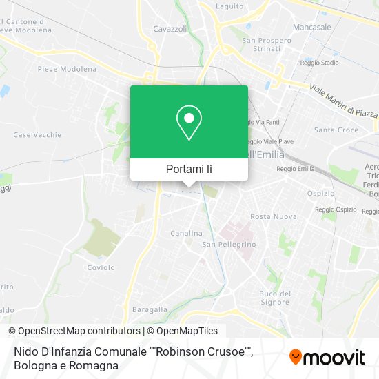 Mappa Nido D'Infanzia Comunale ""Robinson Crusoe""