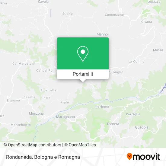 Mappa Rondaneda