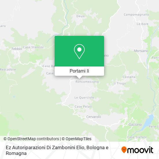 Mappa Ez Autoriparazioni Di Zambonini Elio