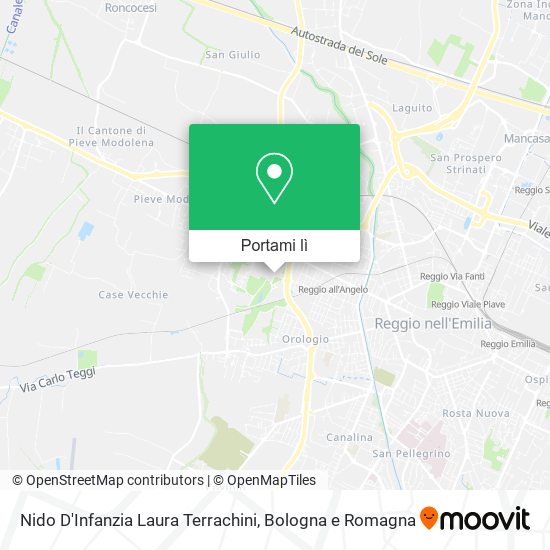 Mappa Nido D'Infanzia Laura Terrachini