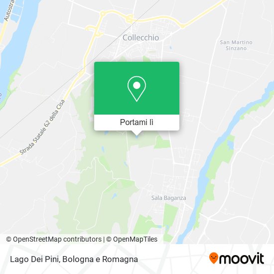 Mappa Lago Dei Pini