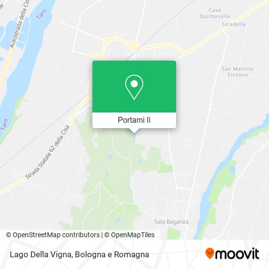 Mappa Lago Della Vigna
