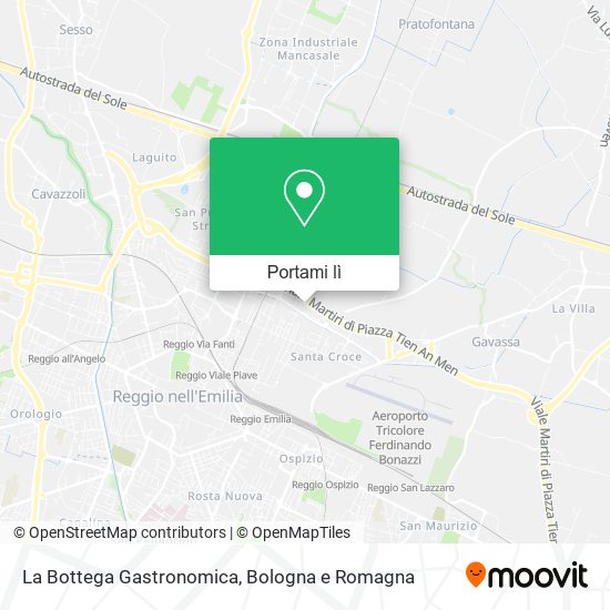 Mappa La Bottega Gastronomica
