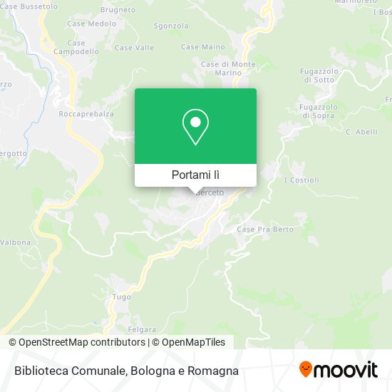 Mappa Biblioteca Comunale