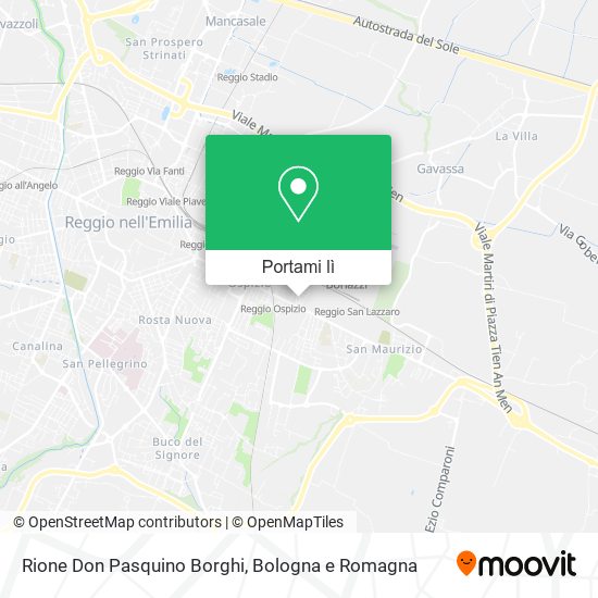 Mappa Rione Don Pasquino Borghi
