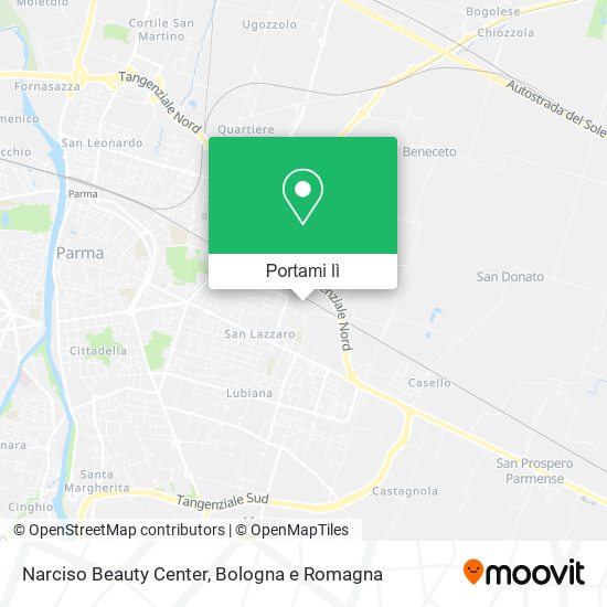 Mappa Narciso Beauty Center