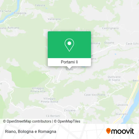 Mappa Riano