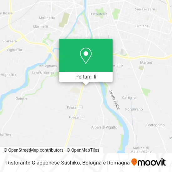 Mappa Ristorante Giapponese Sushiko