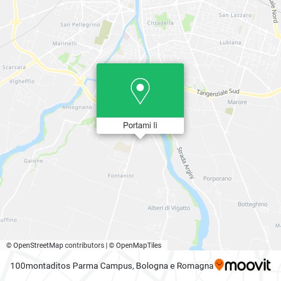 Mappa 100montaditos Parma Campus