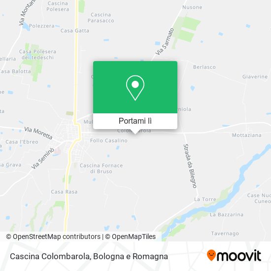 Mappa Cascina Colombarola