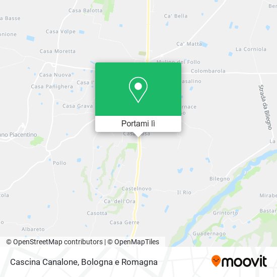 Mappa Cascina Canalone