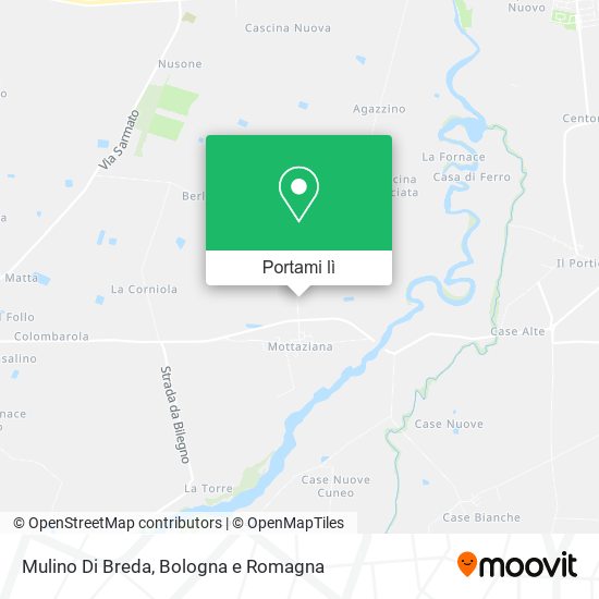Mappa Mulino Di Breda