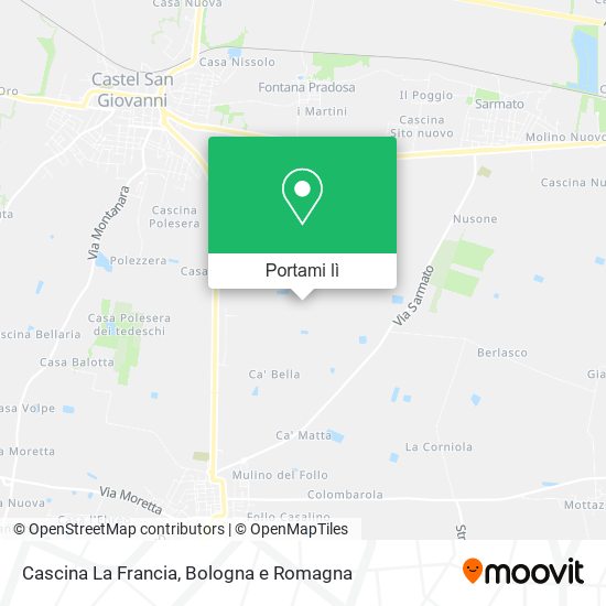 Mappa Cascina La Francia