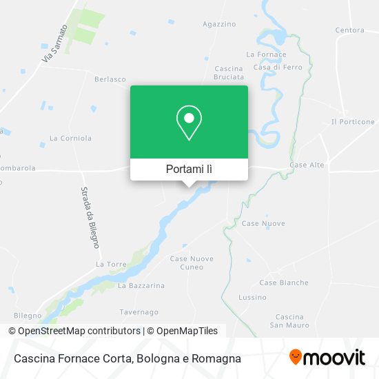 Mappa Cascina Fornace Corta