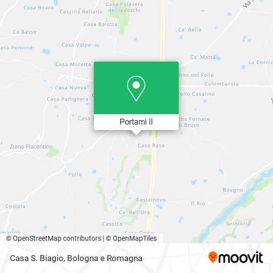Mappa Casa S. Biagio
