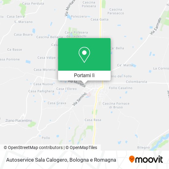 Mappa Autoservice Sala Calogero