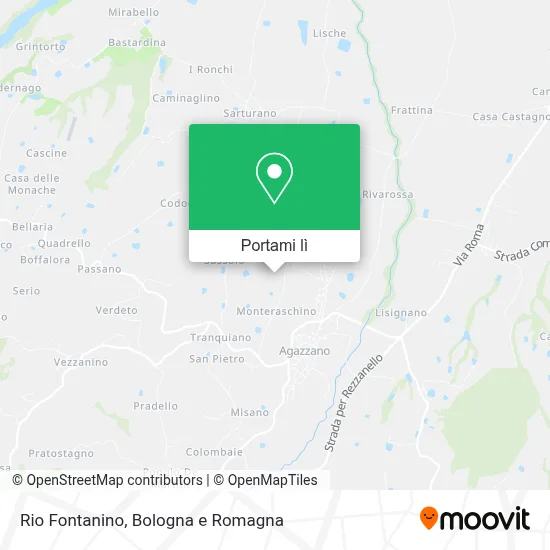 Mappa Rio Fontanino