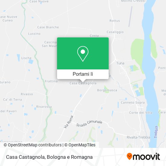 Mappa Casa Castagnola