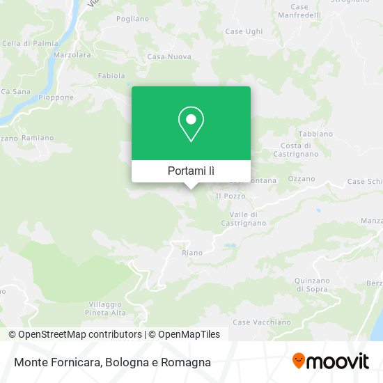 Mappa Monte Fornicara